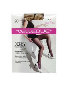 12 Collant Elledue DERBY 20 den con corpino rinforzato collant in filanca 