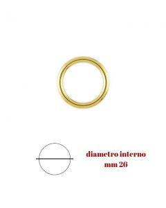 Anelli per tende in ottone mm 26 dentro mm 35 fuori scatola da 100 pezzi / 521117