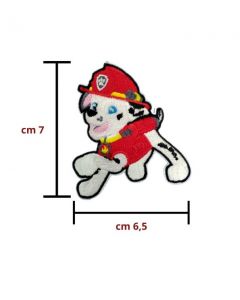 Applicazione adesiva e termoadesivatessuto paw patrol / 5164