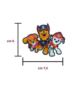 Applicazione adesiva e termoadesivatessuto paw patrol / 5167