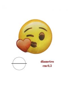 Applicazione termoadesiva emoji confezione da 1 pezzo / 9965