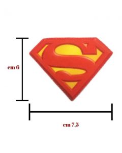 Applicazione termoadesiva logo superman confezione da 1 pezzo / 9567