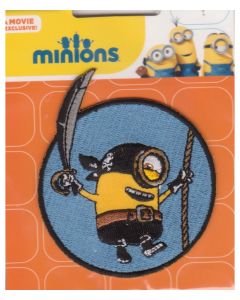 Applicazione termoadesiva minions h cm 6 l cm 7 confezione da 3 pezzi / 581