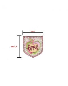 Applicazione termoadesiva tessuto confezione da 3 pezzi / 7533