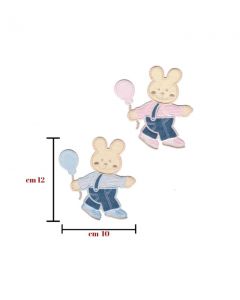 Applicazione termoadesivatessuto confezione da 2 pezzi / 245/a