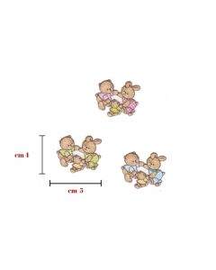 Applicazione termoadesivatessuto confezione da 3 pezzi / 7744