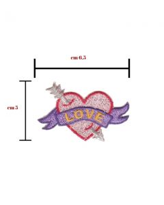 Applicazione termoadesivatessuto confezione da 6 pezzi / 7642