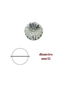 Bottone swarovski diametro mm 12 crystal(001) scatola da 48 pezzi / 1/bt3015