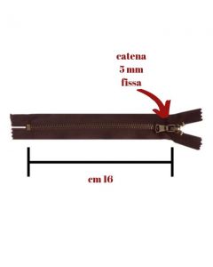 Chiusura ottone antico 16 cm catena 5 fissa