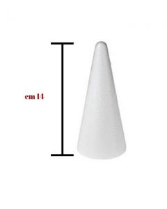 Cono polistirolo 140 mm busta da 6 pezzi / impo-140