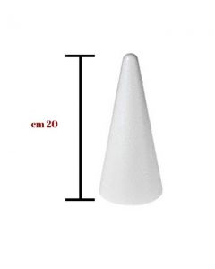 Cono polistirolo 200 mm busta da 5 pezzi / impo-200