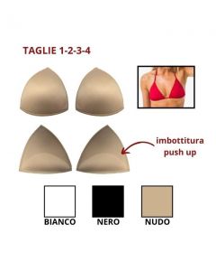 Coppa forma triangolo anatomica imbottita tg 1-4 / c001 ok