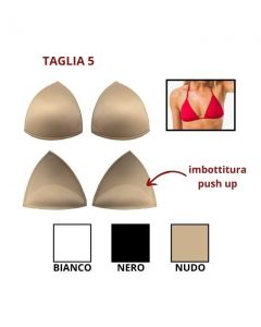 Coppa forma triangolo anatomica imbottita tg 5 / c001 ok