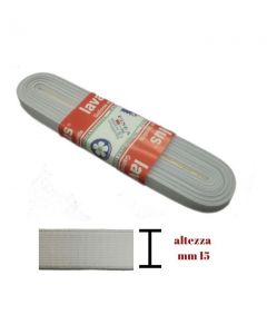 Elastico gallone mm 15 pezza da 10 mt lavaplus / 9140/15