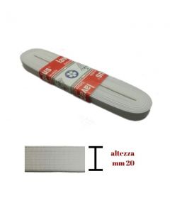 Elastico gallone mm 20 pezza da 10 mt lavaplus / 9140/20