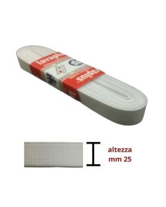 Elastico gallone mm 25 pezza da 10 mt lavaplus / 9140/25