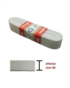 Elastico gallone mm 40 pezza da 10 mt lavaplus / 9140/40