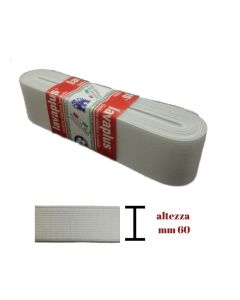 Elastico gallone mm 60 pezza da 10 mt lavaplus / 9140/60