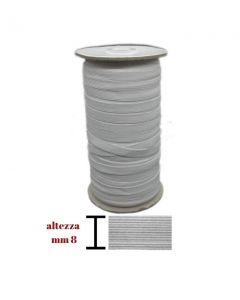 Elastico h 0-8 cm rotolo da 100 mt / n 14