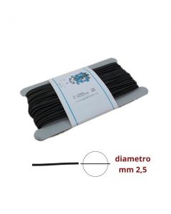 Elastico tubolare mm 2-5 pezza da 20 mt / n 3