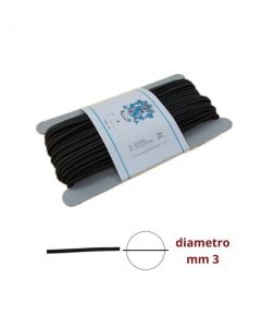 Elastico tubolare mm 3 pezza da 20 mt / n 4