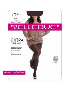 elledue extra xl 40 den collant setificato per taglie conformate