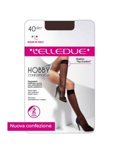 24 paia Gambaletto Elledue HOBBY 40 den, setificato opaco