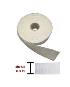 Fettuccia spigata cotone 100% mm 40 rotolo da 20 mt / 530/40