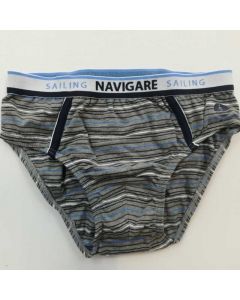 Slip bimbo in cotone elasticizzato Navigare colore blu Navy 