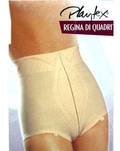 Guaina sgambata vita alta Regina di Quadri Playtex contenitiva con reggistomaco 