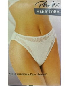 Slip sgambato Playtex in microfibra e pizzo jacquard 15931