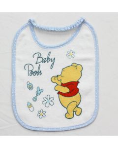 3 Bavetta bavaglino neonato in cotone e spugna Winnie the Pooh