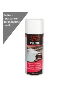 Pulitore sgrassatore spray per macchine tessili 400ml / pulitex