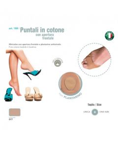 Puntali cotone 85%-15% poliamide con plantarino antiscivolo ideali per sandalo / 188