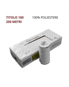 Spoletta da 250 mt 100 % poliestere gutermann / m 303 ok