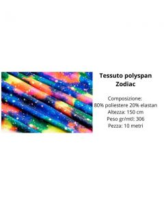 Tessuto polyspan 80% poliestere 20% elastan pezza da 10 metri / zodiac