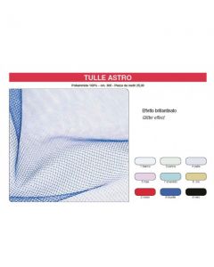 Tulle laminato alt 300 cm / astro